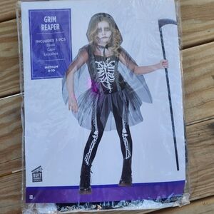 KIDS Grim Reaper size M(8/10) Halloween costume